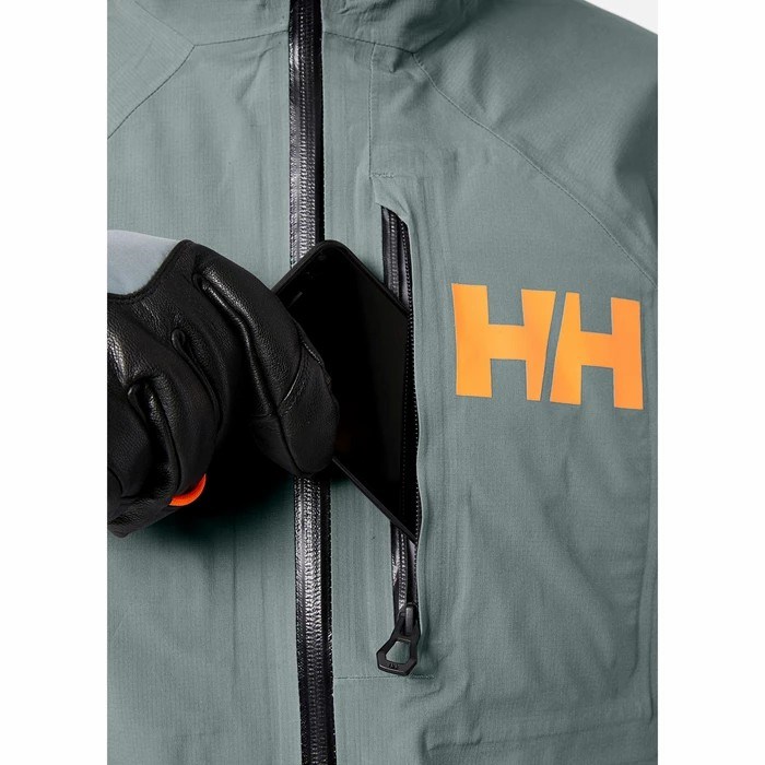 Men's Helly Hansen Ridge Infinity Shell Jackets Grey | 610-UWMVNI