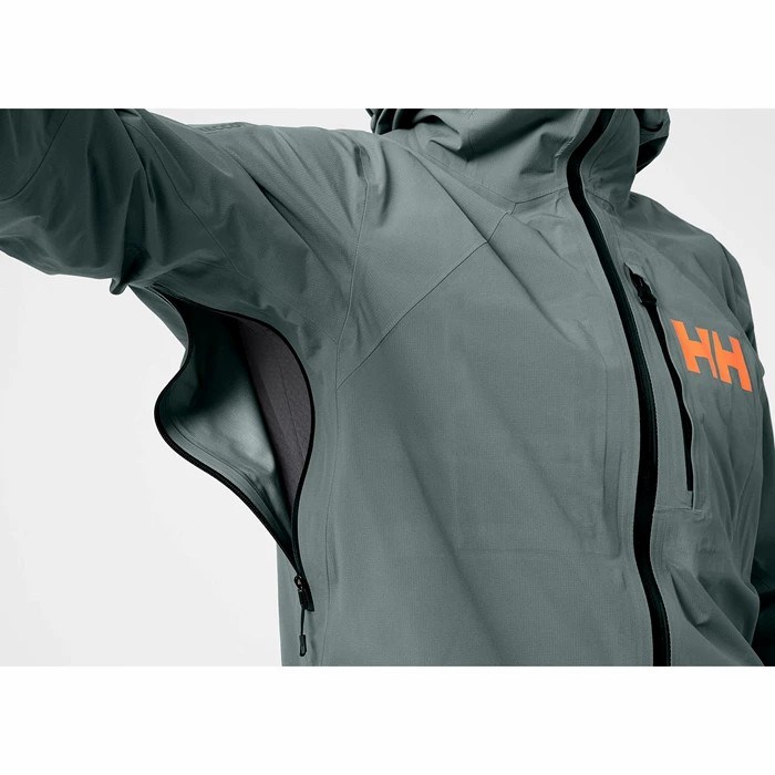 Men's Helly Hansen Ridge Infinity Shell Jackets Grey | 610-UWMVNI