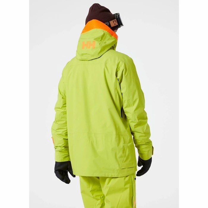 Men's Helly Hansen Ridge Infinity Ski Jackets Light Green | 901-MRLQAB