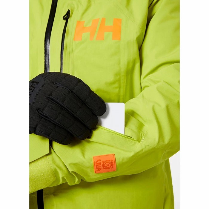 Men's Helly Hansen Ridge Infinity Ski Jackets Light Green | 901-MRLQAB