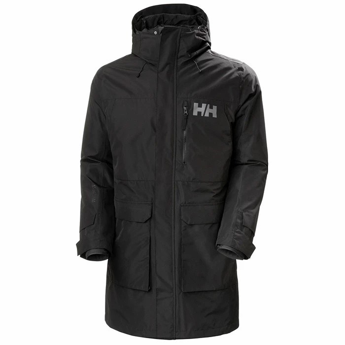 Men\'s Helly Hansen Rigging Casual Jackets Black | 674-AUWSOQ