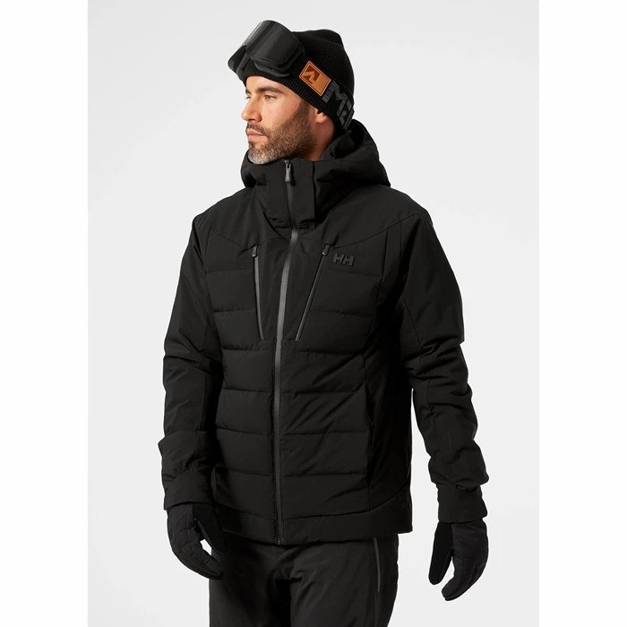 Men's Helly Hansen Rivaridge Infinity Ski Jackets Black | 039-OCJMYU