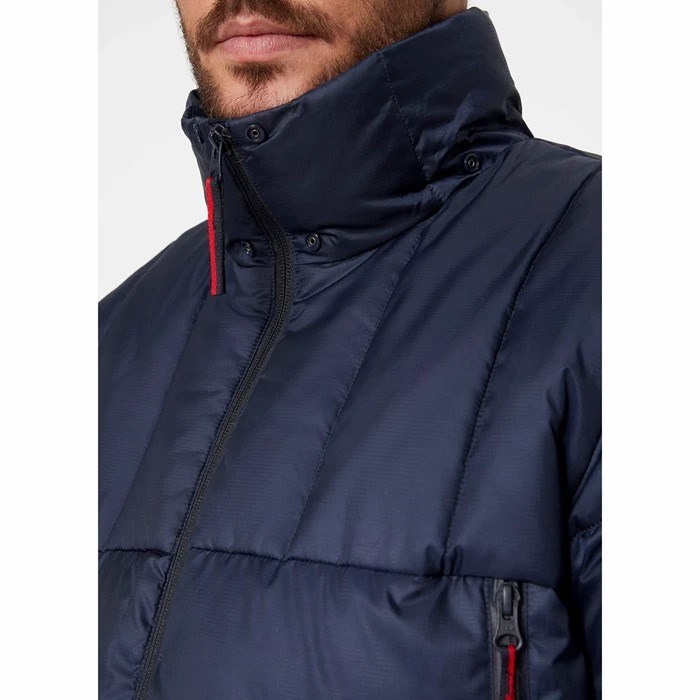 Men's Helly Hansen Rwb Coats Navy | 795-EUTJLM