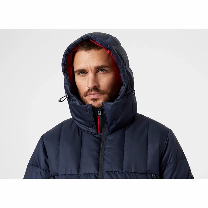 Men's Helly Hansen Rwb Coats Navy | 795-EUTJLM