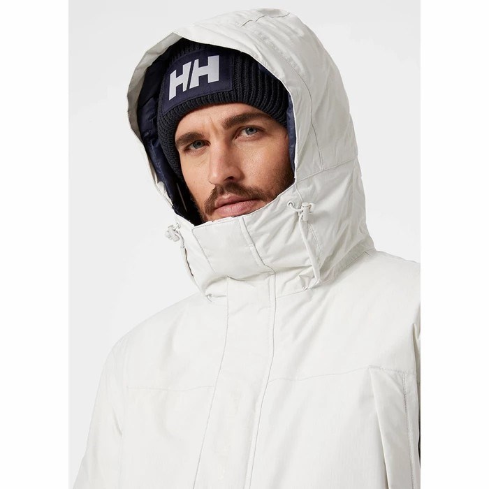 Men's Helly Hansen Rwb Parka Grey | 071-JBYNPE