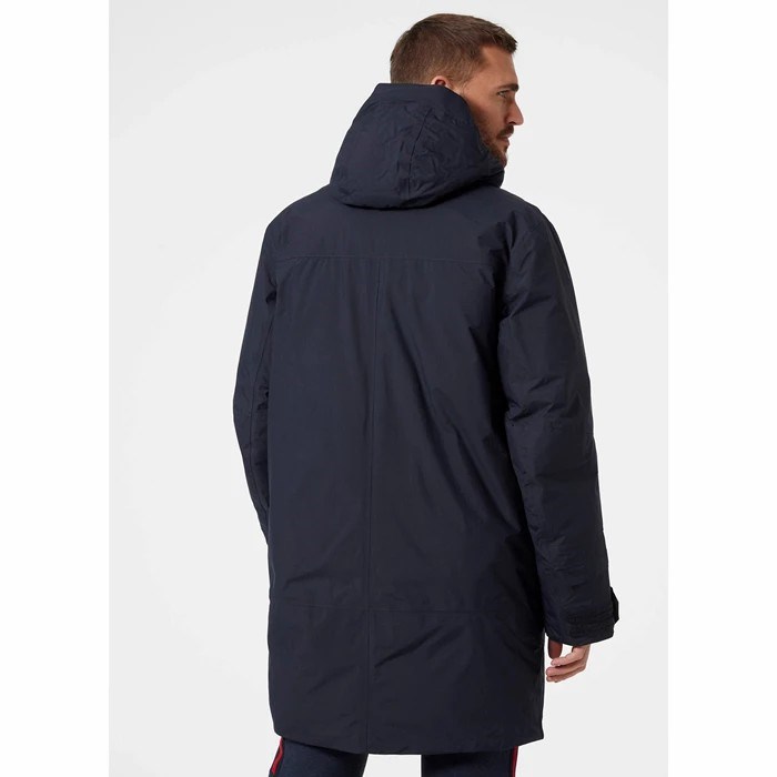 Men's Helly Hansen Rwb Parka Navy | 841-BMCOXZ