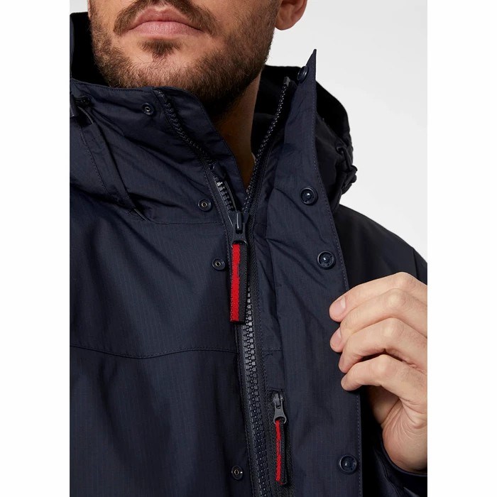 Men's Helly Hansen Rwb Parka Navy | 841-BMCOXZ