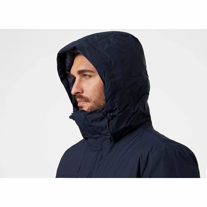 Men's Helly Hansen Rwb Parka Navy | 841-BMCOXZ