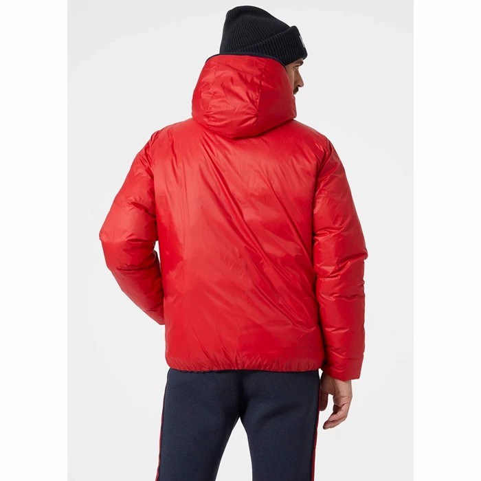 Men's Helly Hansen Rwb Reversible Puffer Jackets Navy | 078-KHYQPI