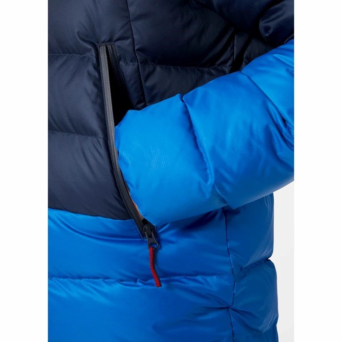 Men's Helly Hansen Rwb Reversible Puffer Jackets Blue | 482-LRSTIM