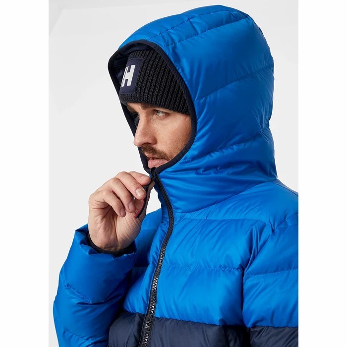 Helly Hansen Puffer Jackets For Sale Online - Mens Rwb Reversible Blue