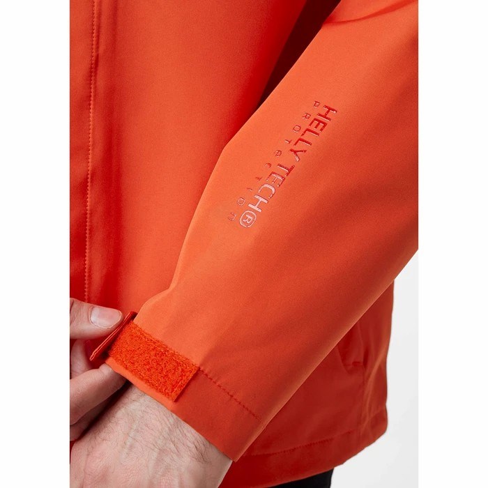 Men's Helly Hansen Seven J Casual Jackets Orange | 564-XYNBPR