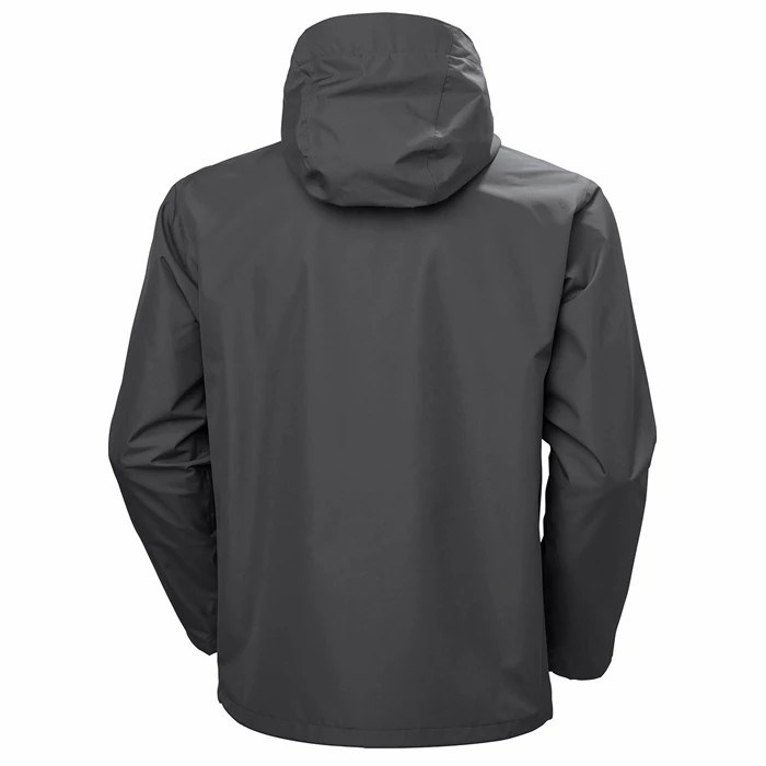 Men's Helly Hansen Seven J Shell Jackets Grey | 290-NHTGPC