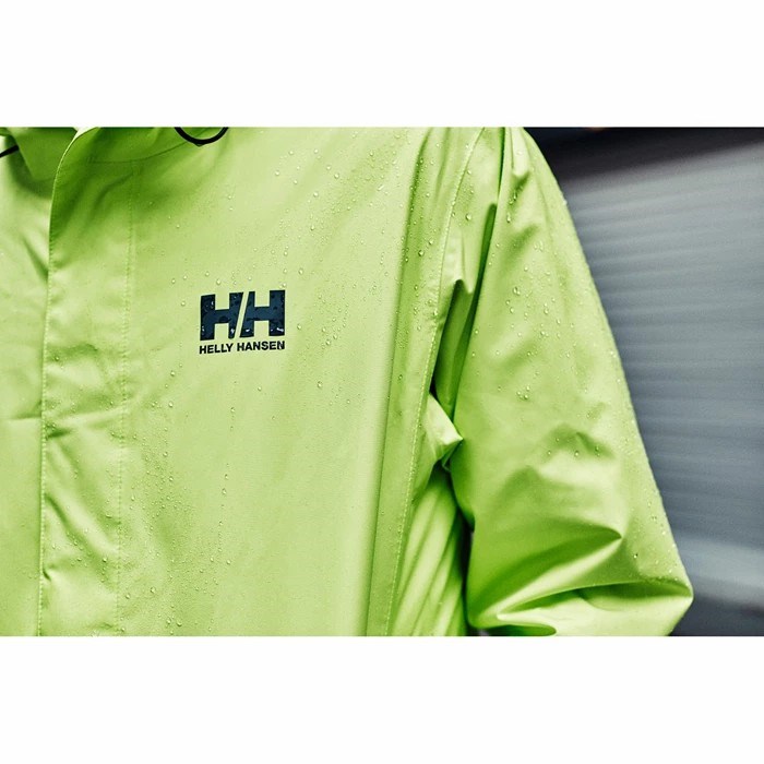 Men's Helly Hansen Seven J Shell Jackets Grey | 290-NHTGPC