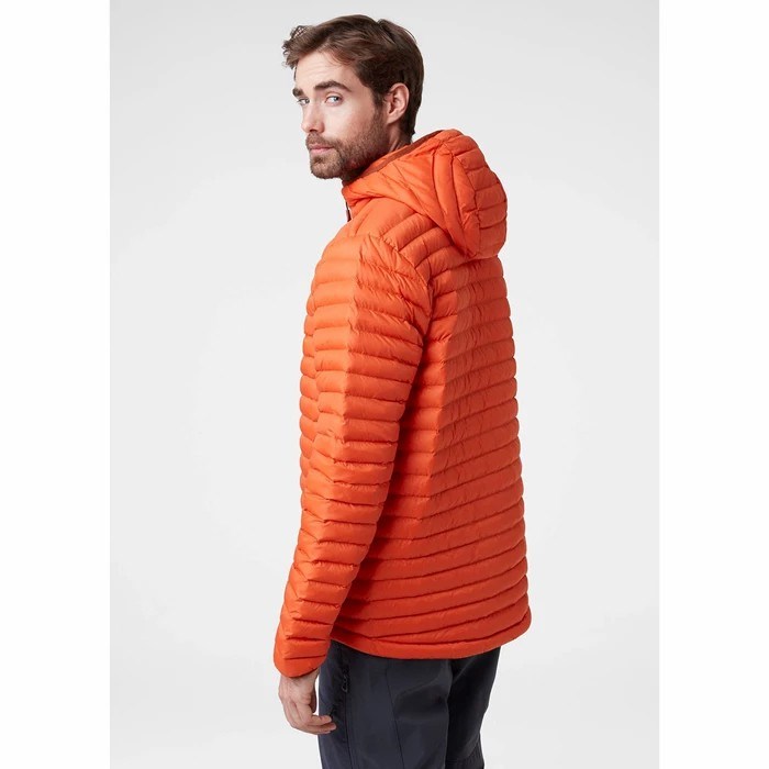 Men's Helly Hansen Sirdal Hooded Midlayer Jackets Red / Brown | 812-SIZKBY