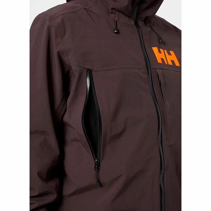 Men's Helly Hansen Sogn 2.0 Shell Jackets Blue | 678-YOLGUN