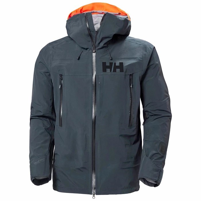 Men's Helly Hansen Sogn 2.0 Shell Jackets Grey | 716-BJDFNM