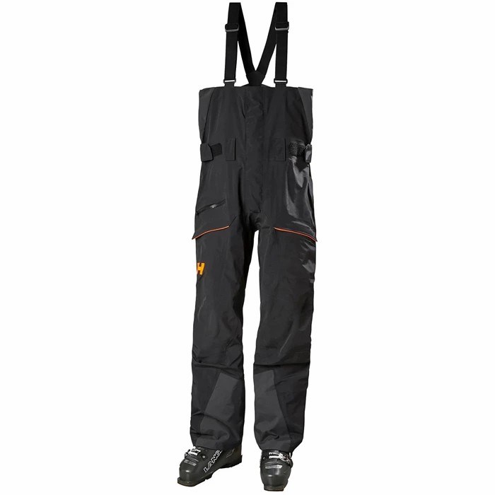 Men\'s Helly Hansen Sogn Bib Waterproof Pants Black | 769-TKCFYX