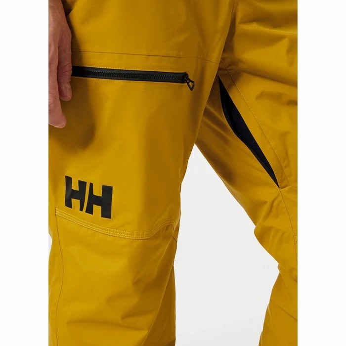 Men's Helly Hansen Sogn Cargo Snow Pants Brown | 042-KJBQHR