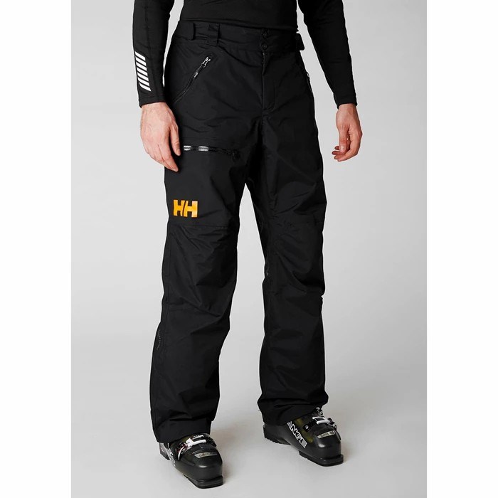 Men's Helly Hansen Sogn Cargo Snow Pants Black | 059-TASHYI