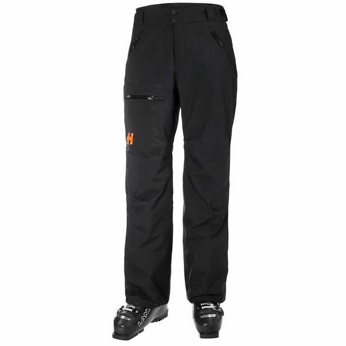 Men\'s Helly Hansen Sogn Cargo Snow Pants Black | 059-TASHYI