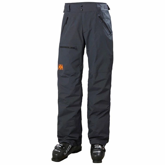 Men\'s Helly Hansen Sogn Cargo Snow Pants Grey | 975-HLAJCK