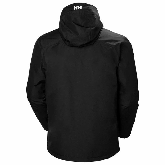 Men's Helly Hansen Squamish Cis Coats Black | 915-VIKYOE