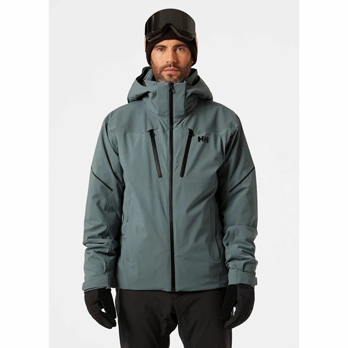 Men's Helly Hansen Steilhang Ski Jackets Grey | 365-TUAHZS