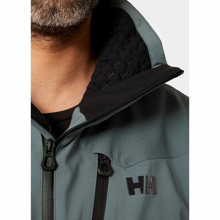 Men's Helly Hansen Steilhang Ski Jackets Grey | 365-TUAHZS