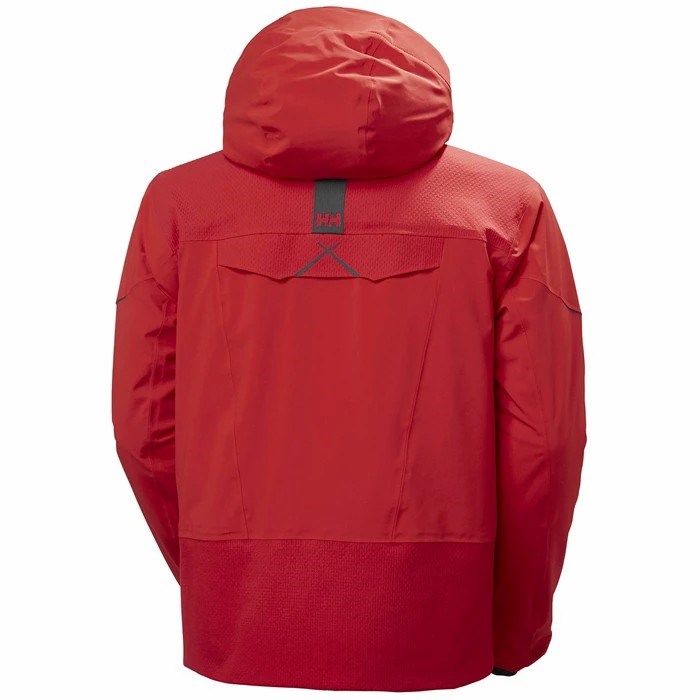 Men's Helly Hansen Steilhang Ski Jackets Red | 576-TUEGRY