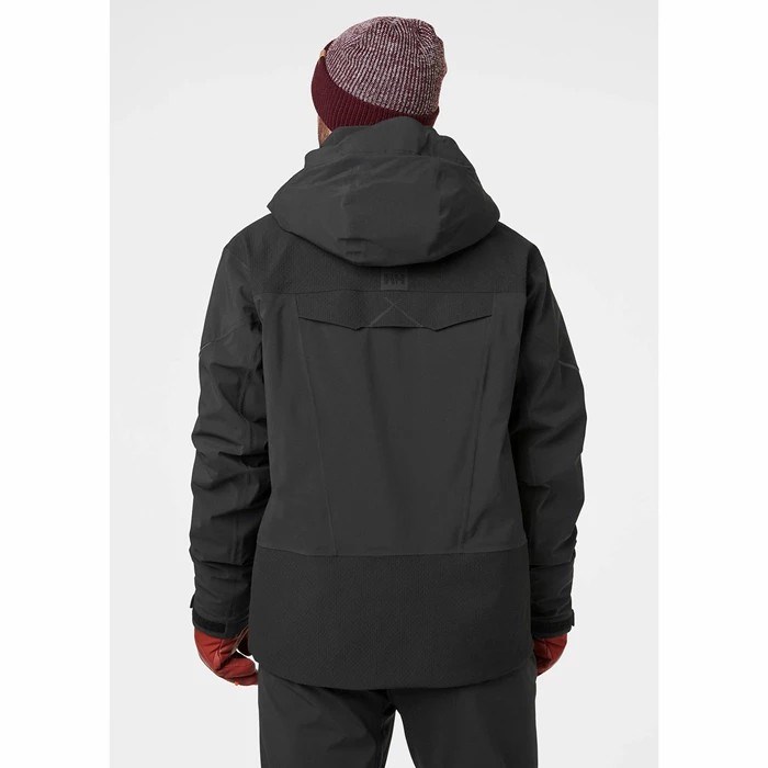 Men's Helly Hansen Steilhang Ski Jackets Black | 796-FHBXSN