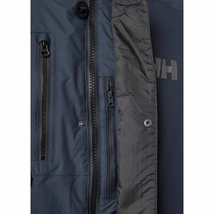 Men's Helly Hansen Svalbard Casual Jackets Navy | 879-ZHFUCI