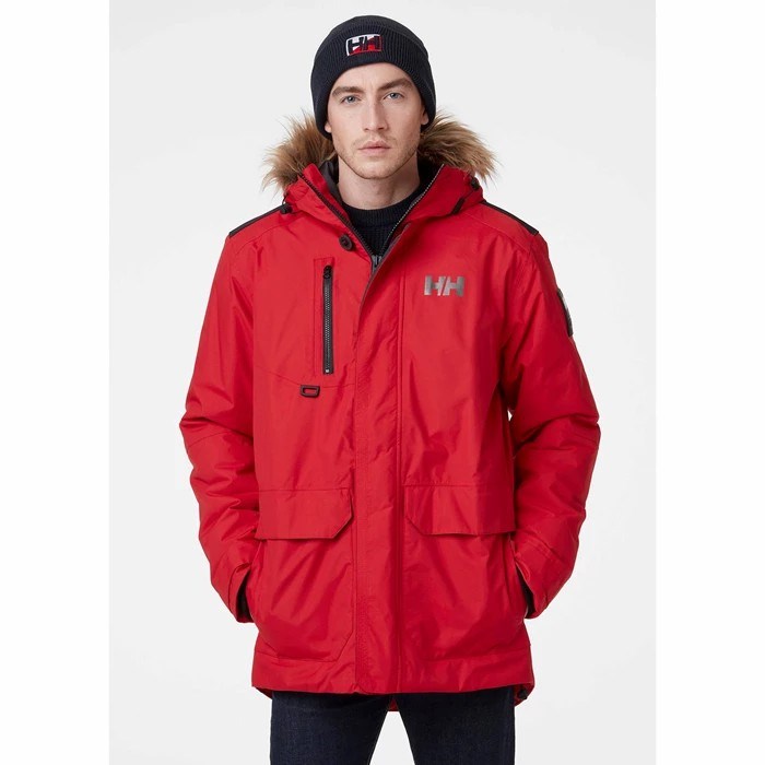 Men's Helly Hansen Svalbard Casual Jackets Red | 918-VJMQLK