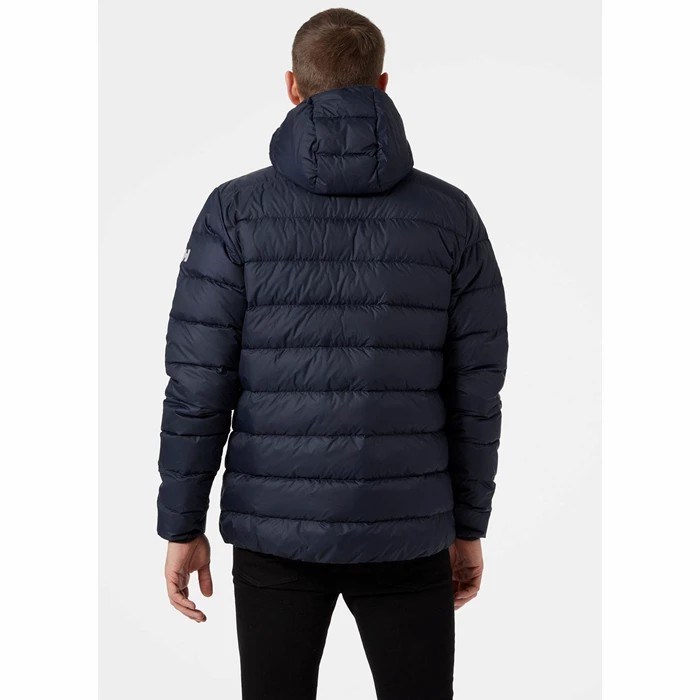 Men's Helly Hansen Svalbard Coats Navy | 462-OAUBXT