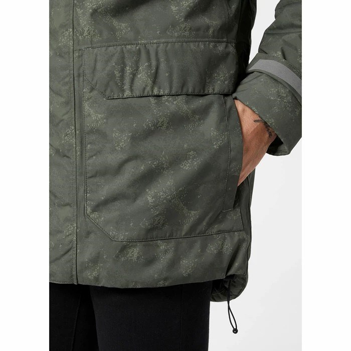 Men's Helly Hansen Svalbard Parka Grey | 925-JYSTBK