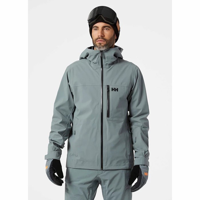 Men's Helly Hansen Swift 3l Ski Jackets Grey | 179-VRHUJK