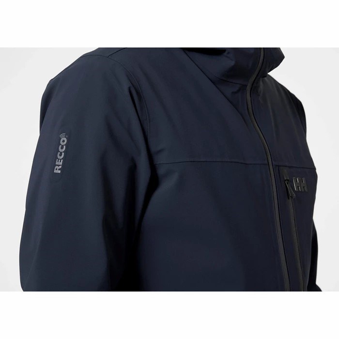 Men's Helly Hansen Swift 3l Ski Jackets Navy | 690-UPABKD