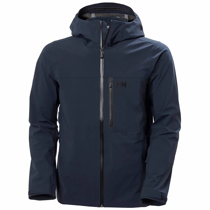 Men\'s Helly Hansen Swift 3l Ski Jackets Navy | 690-UPABKD