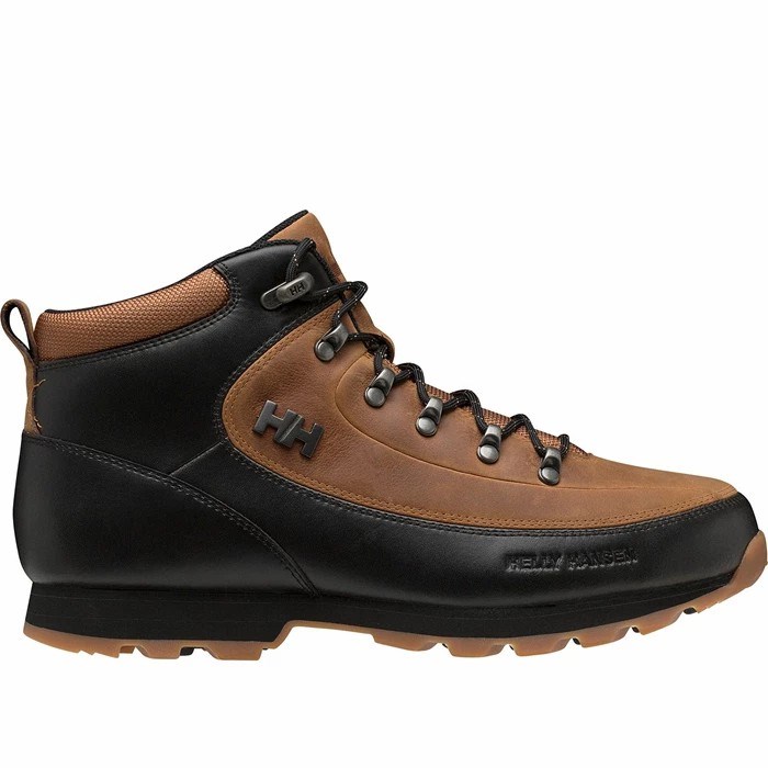 Men's Helly Hansen The Forester Work Boots Orange Brown | 082-OKELMP