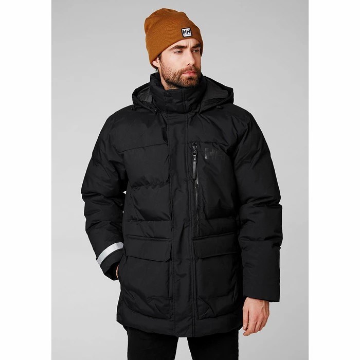 Men's Helly Hansen Tromsoe Parka Black | 589-YMUDQI