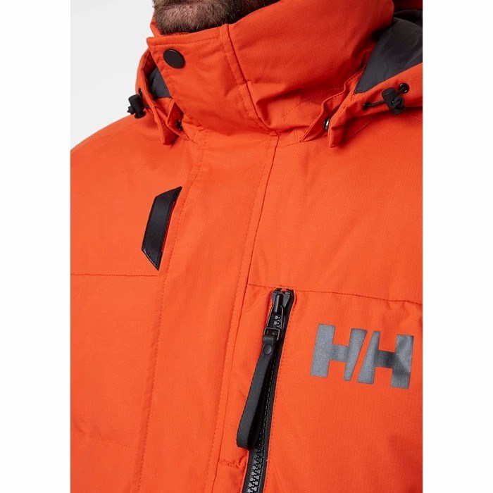 Men's Helly Hansen Tromsoe Parka Orange / Red | 039-LMFETZ