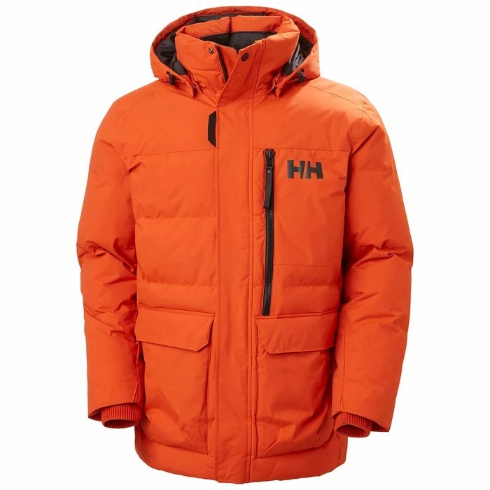 Men\'s Helly Hansen Tromsoe Parka Orange / Red | 039-LMFETZ