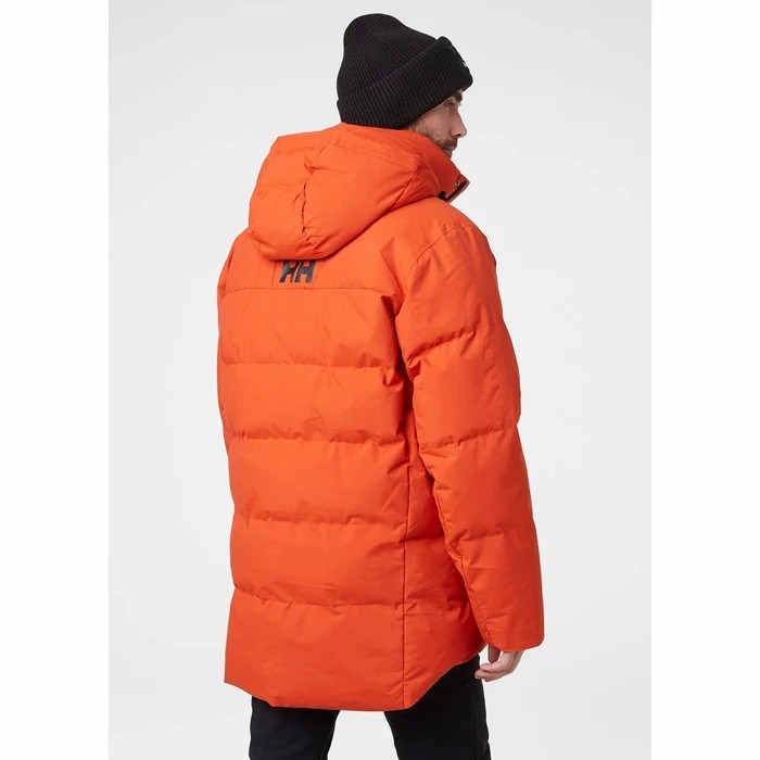 Men's Helly Hansen Tromsoe Winter Jackets Orange / Red | 851-ABNESR