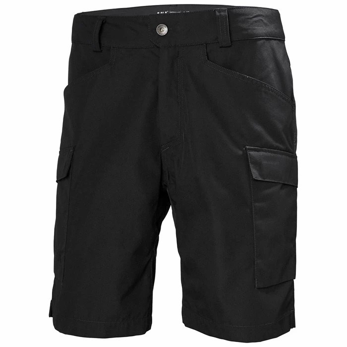 Men\'s Helly Hansen Vandre Cargo Shorts Black | 813-GZHIBS