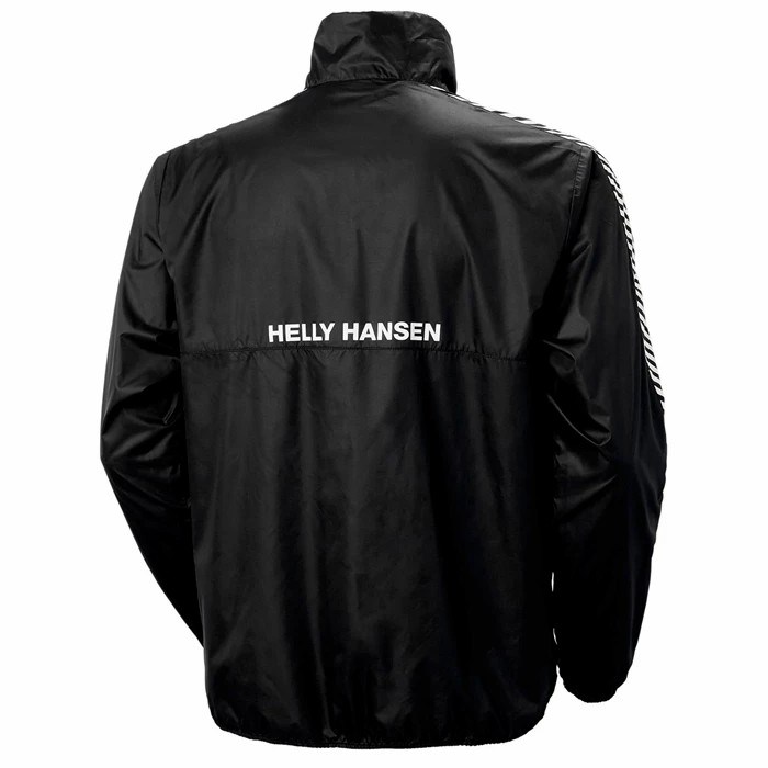 Men's Helly Hansen Vector Packable Wind Anorak Casual Jackets Black | 861-DBAQWM