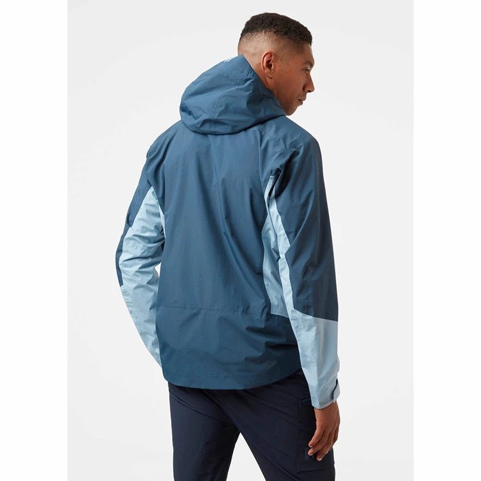 Men's Helly Hansen Verglas 2l Ripstop Shell Jackets Blue | 298-UQJHZL