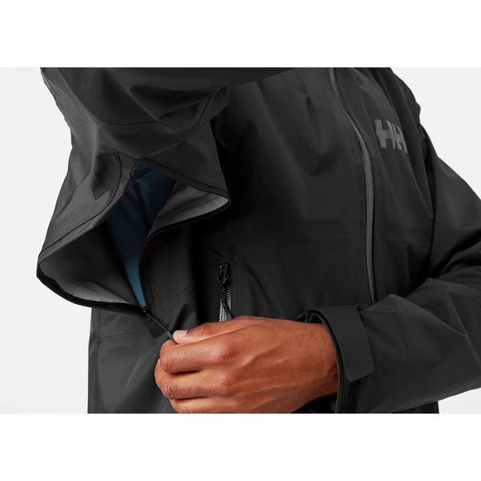 Men's Helly Hansen Verglas 3l 2.0 Hiking Jackets Black | 685-MAKZDS