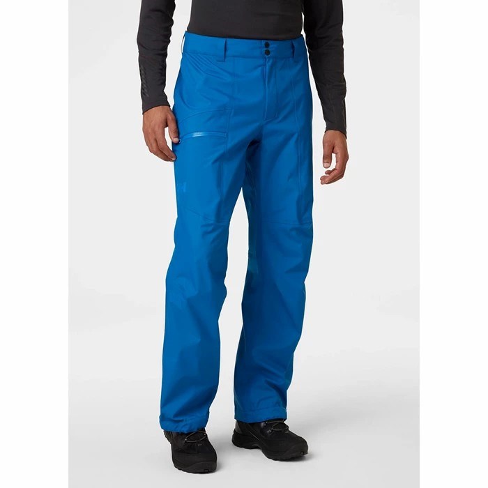 Men's Helly Hansen Verglas 3l Snow Pants Blue | 831-HRFPVS