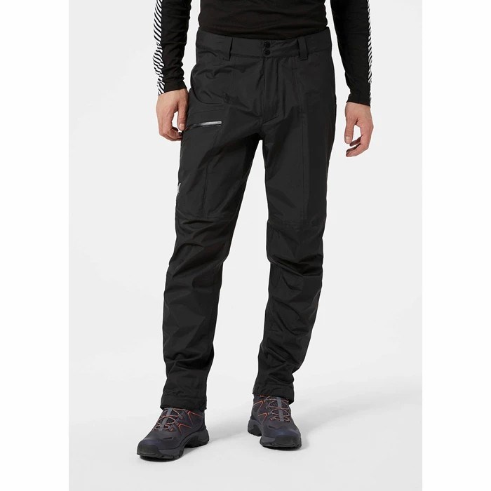 Men's Helly Hansen Verglas 3l Snow Pants Black | 972-LVZKDG