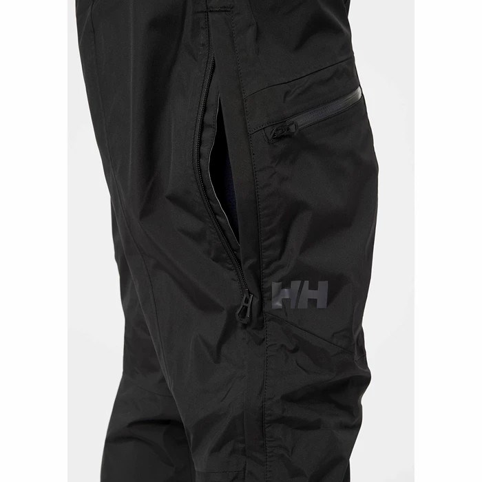 Men's Helly Hansen Verglas 3l Snow Pants Black | 972-LVZKDG